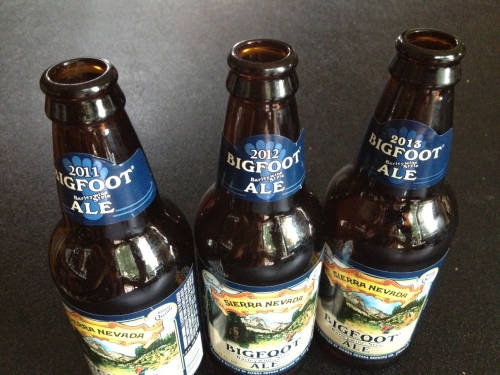 Sierra Nevada Big Foot Vertical tasting